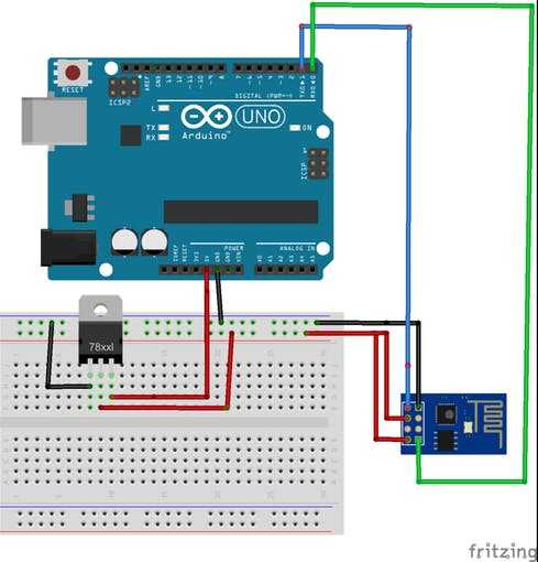 Control Arduino board over the internet with ESP8226 WiFi | Jay Gould