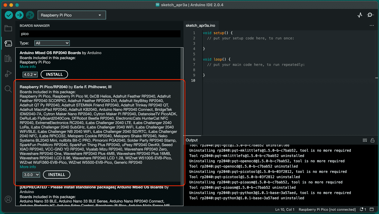 Programming the Raspberry Pi Pico in Arduino IDE on a Mac | Jay Gould