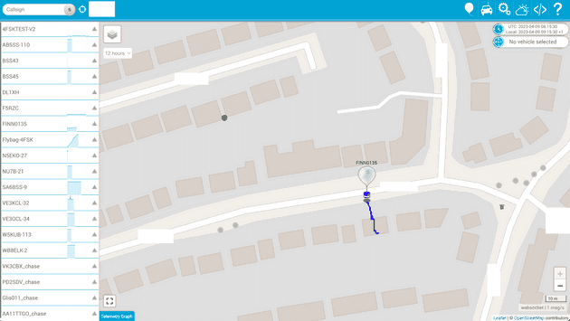 Showing GPS data on Sondehub map